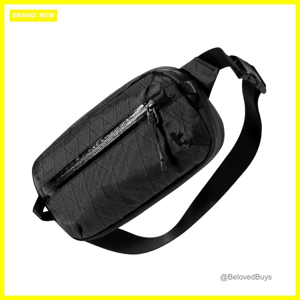 1.5L RFID Blocking Sling Bag, Water-Resistant Crossbody for Travel Commute